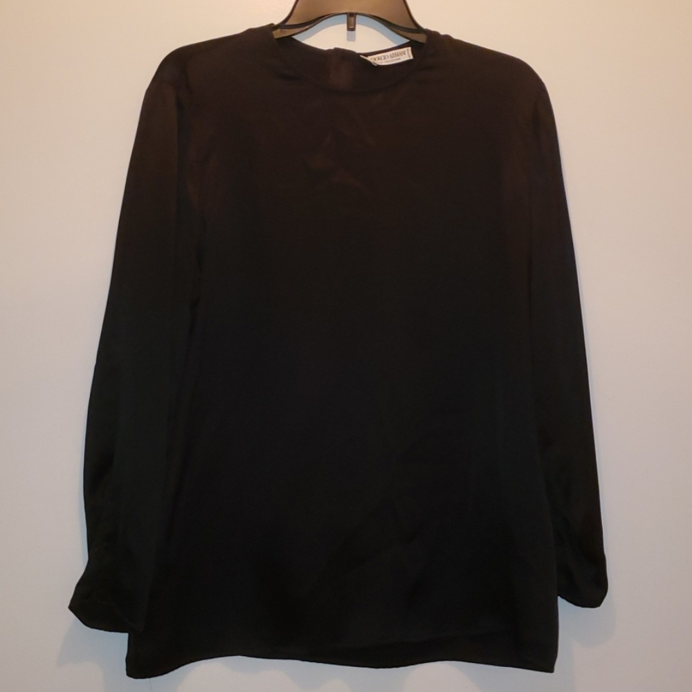 Giorgio Armani luxury LE Collezioni made in Italy blouse